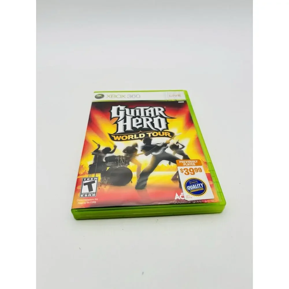 Guitar Hero World Tour - Microsoft Xbox 360 - Complete Tested Works CIB VG Cond